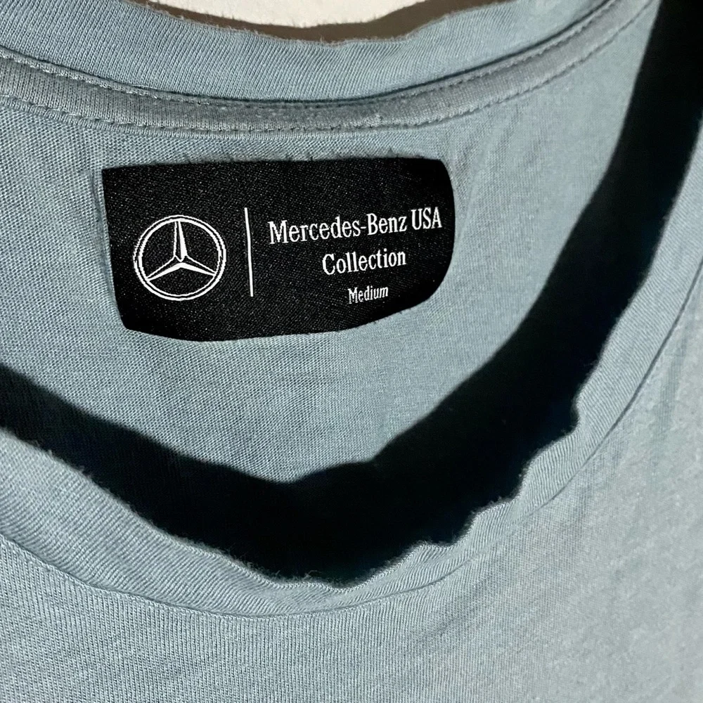 MERCEDES BENZ Silvery Blue 'USA Collection' Tank Top - Picture 4 of 5